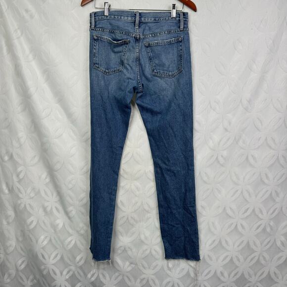 FRAME Denim L’Homme Straight Jeans Bryce Canyon Raw Cut Size 28 x 32 - Picture 5 of 8